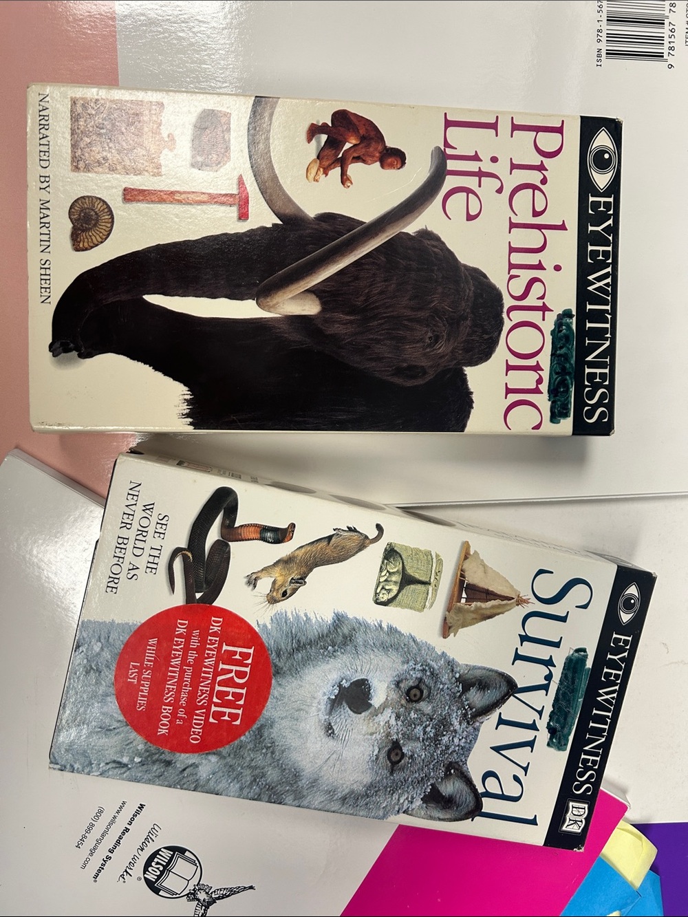 Witness Eyewitness Survival & Prehistoric Life Duo VHS